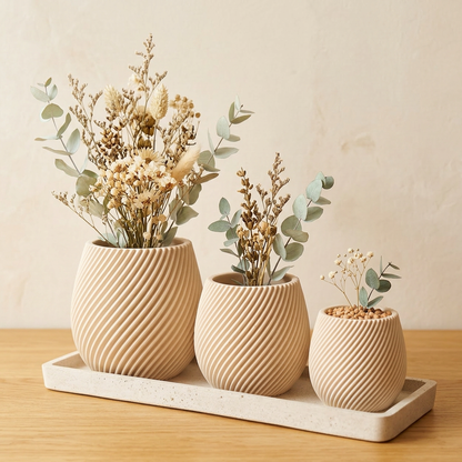 Nivara – Kit Decorativo com Bandeja